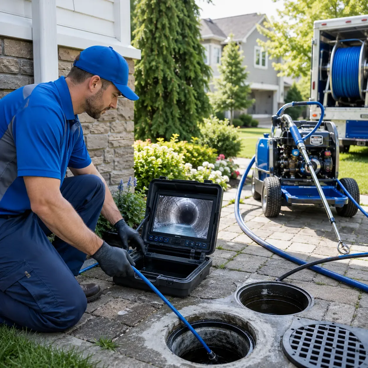 Outdoor drain cleaning professionals serving Glen Head, NY